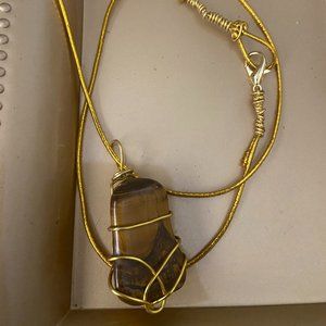 tigers eye necklace